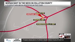 VIDEO: 1 in custody after woman shot in neck at Colleton Co. apartment