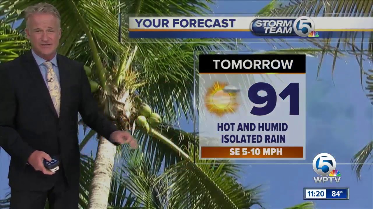 west palm beach airport car rental Latest Weather Forecast 11 p.m. Tuesday