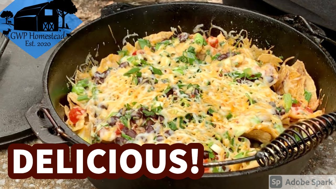 Loaded Dutch Oven Nachos! — CAMP KITCHEN