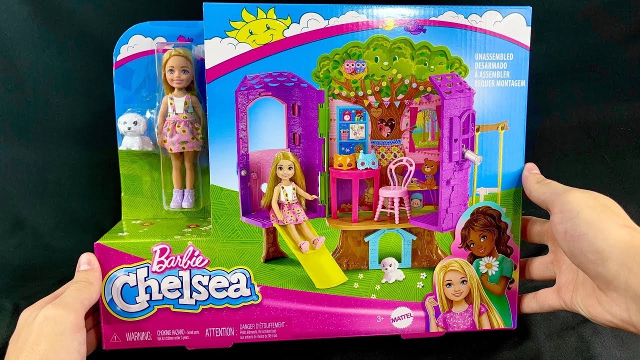ASMR Unboxing Barbie Chelsea Treehouse Playset |Best Barbie Toy Review