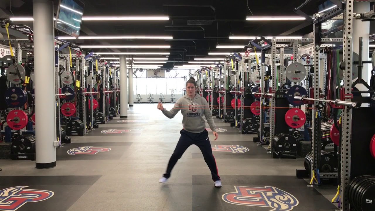 External Rotation Band Walkout - YouTube