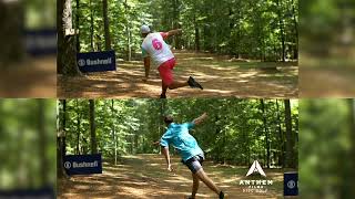 PAUL MCBETH VS RICKY WYSOCKI FORM COMPARISON BACKHAND IN SUPER SLOW MOTION