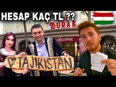 CZN BURAK TACİKİSTAN DUŞANBE !! TACİK YEMEĞİ VS KEBAP