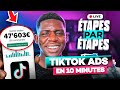 Challenge  10 minutes pour faire ses premires ventes en dropshipping en 2024  tiktok ads tutoriel