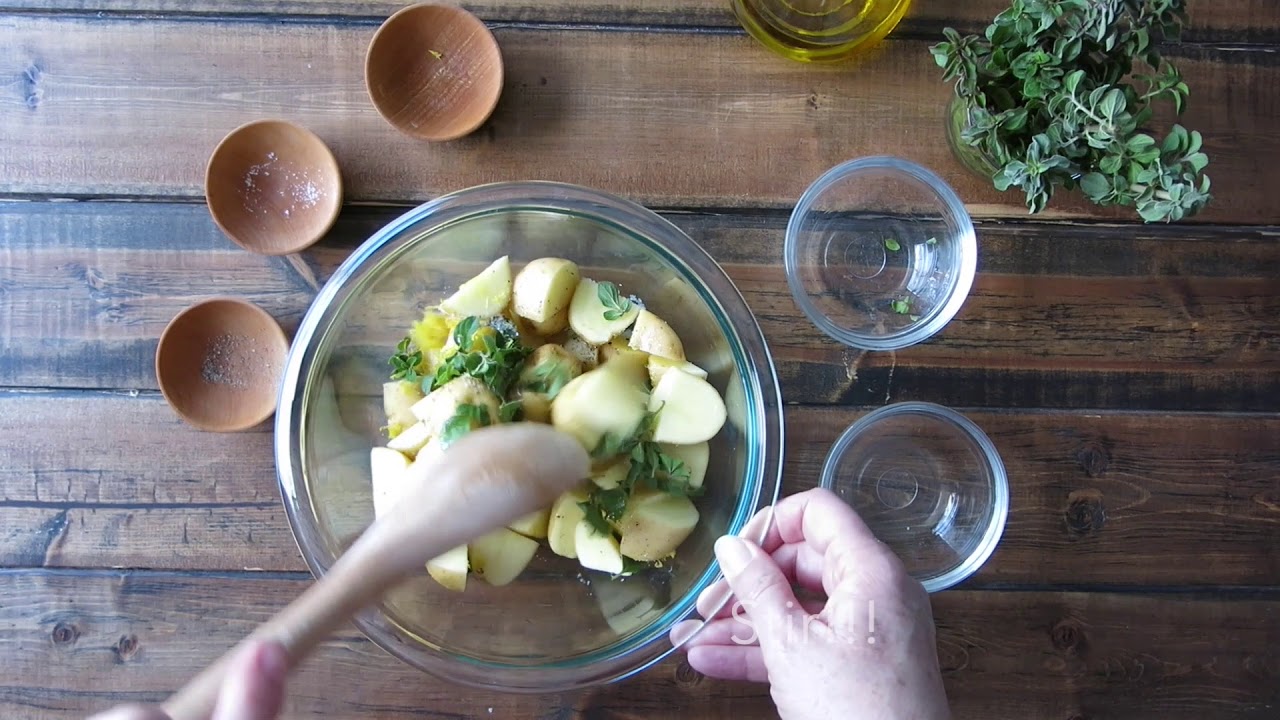 Lemon and Oregano Greek Potatoes YouTube