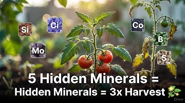 5 verborgen mineralen die uw oogst op natuurlijke wijze verdrievoudigen
