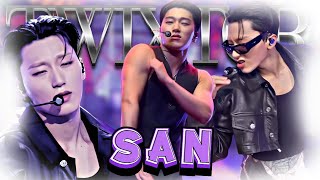 San Ateez - 4K Fancam Stage Edit Clips Twixtorslow Mo