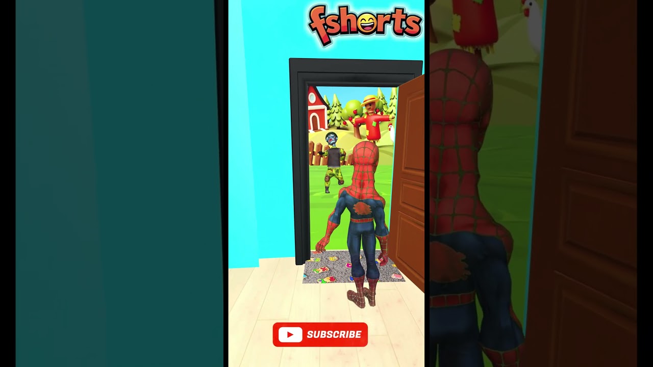 Spidey's Ultimate Door Prank! 😈 Monster's Epic Fail! 