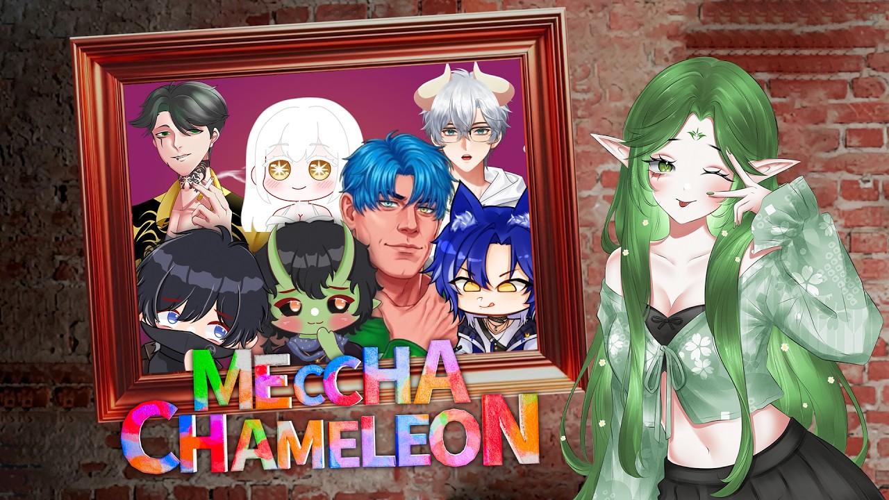 【MECCHA CHAMELEON】SEMBUNYI DIBALIK GAMBAR! W/SAHABAT  #Gauri #UriLive #mecchachameleon  #vtuber