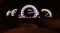 Mercedes cl600 w216 v12 biturbo 90-260 accerelation