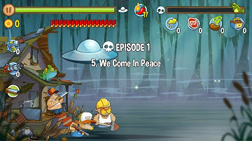 Swamp Attack - Hard Mode. Episode 1. Level 5 Gameplay Android walkthroug
