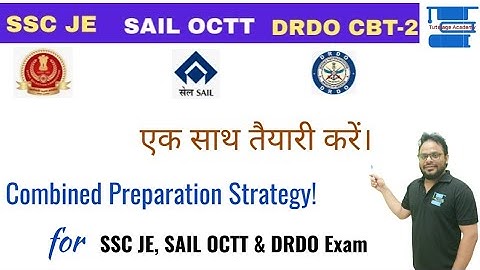 SSC JE, SAIL OCTT, and DRDO Mechanical Combined Preparation strategy||By Nishikant Sir||