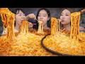 Cheese Pull Heaven! 🧀🤤 Creamy Tteokbokki &amp; Ramen Mukbang ASMR 🍜🔥