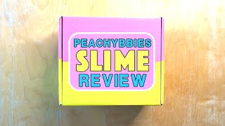 Peachybbies Slime Unboxing and Review
