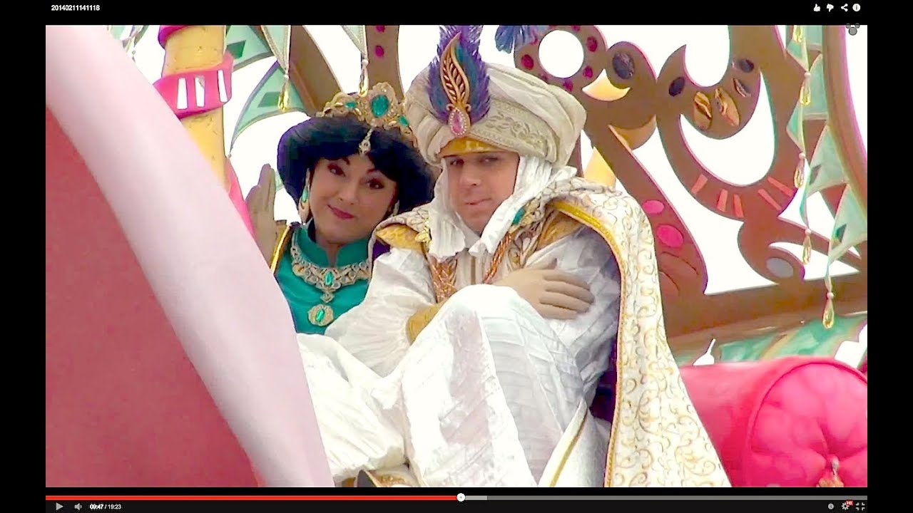 【アラジン停止】ハピネス・イズ・ヒア フィナーレ停止バージョン（2014.2.11 火 TDL）