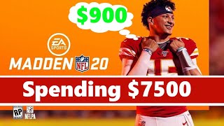 Building an NFL Team with $7500...