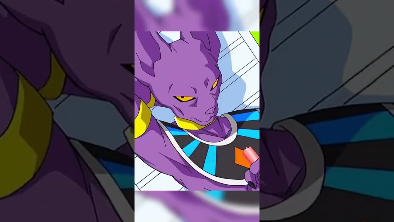 Beerus uses his hakai! dragonball dbz dbs beerus gokublack zamasu