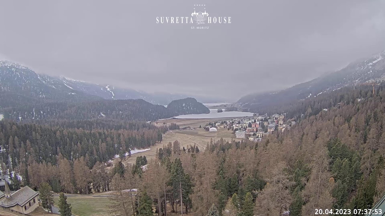 Live WebCam from Hotel Suvretta House - St. Moritz, Switzerland