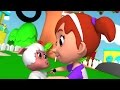 mary teve um cordeiro pequeno | 3d rimas para crianças | poesia infantil | Mary Had A Little Lamb