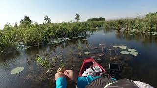 Kayaking B Fishing, Wapata Pond Breakdown