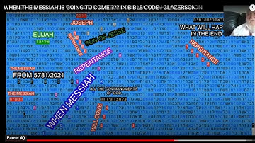 FASCINATING BIBLE CODE -  WHEN  THE MESSIAH IS GOING  TO COME GLAZERSON