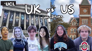 UCL vs US students compare their uni experience! 🎓
