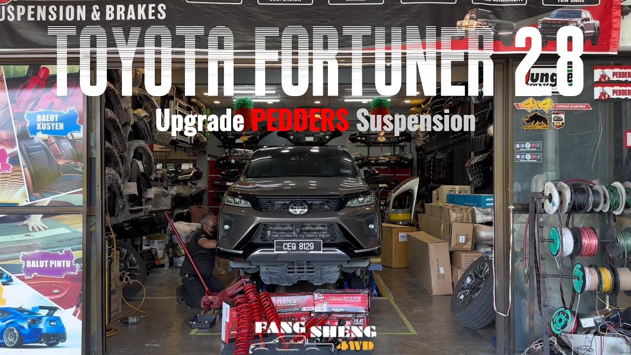 (Pedders Suspension) installation for Toyota FORTUNER 2.8 FANG SHENG