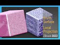 ZBrush 2022 - Brush Noise and Pattern Brushes - Use Local Project to create detail from any angle!
