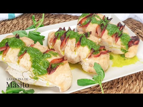 Vídeo: Filet De Pollastre En Crema Amb Pesto D'alfàbrega