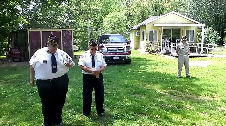 Honor Guard in memory of Roger Cummins