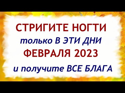 Лунный календарь стрижки ногтей на февраль 2023. Благоприятные и неблагоприятные дни.