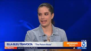 Ella Bleu Travolta on her Family Legacy and new film 'The Poison Rose'
