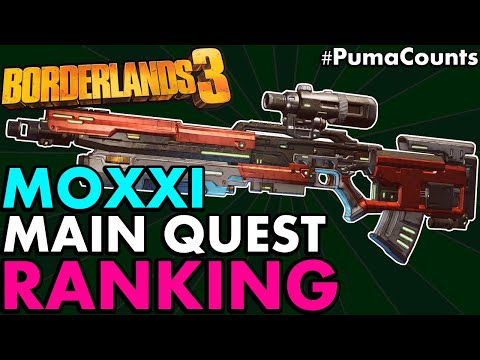 Ranking All New MOXXI DLC MAIN MISSION Guns u0026 Weapons (Borderlands 3 DLC 1 Main Quest) #PumaCounts