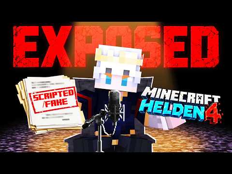 MINECRAFT HELDEN 3 ist FAKE UND SKRIPTET!? (EXPOSED) (KEIN HELDEN 4? KEINE PROJEKTE MEHR?)