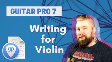 Guitar Pro 7 Tutorial - Inputting Violin on the Staff