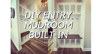 How to Make an Entry Mudroom BuiltIn Part: 2