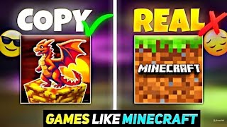 TOP 3 COPY GAMES LIKE MINECRAFT WITH SPEAR AND BABY MOBS UPDATE 🤩| BEST MINECRAFT COPY'S