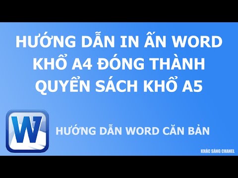 Video: Cách In Một Tập Sách Nhỏ