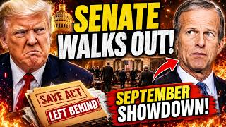 John Thune Let the Senate Leave Without Trump’s SAVE Act — September Could Get UGLY Fast