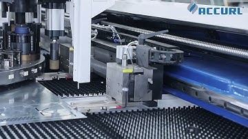 ACCURL Servo CNC Turret Punching Machine with Automatic Loading & Unloading  System