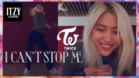 ITZY RYUJIN dances to TWICE - I CAN