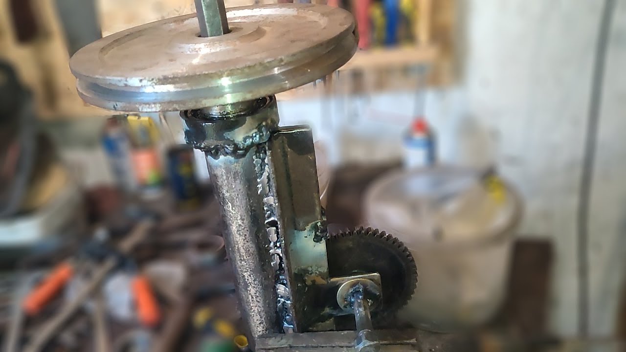 Сверлильный станок своими руками. Часть 2 (стол и колонна) | DIY drilling machine