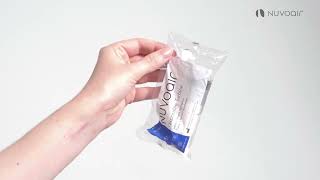 NuvoAir Air Next Spirometer: How to attach your turbine or mouthpiece