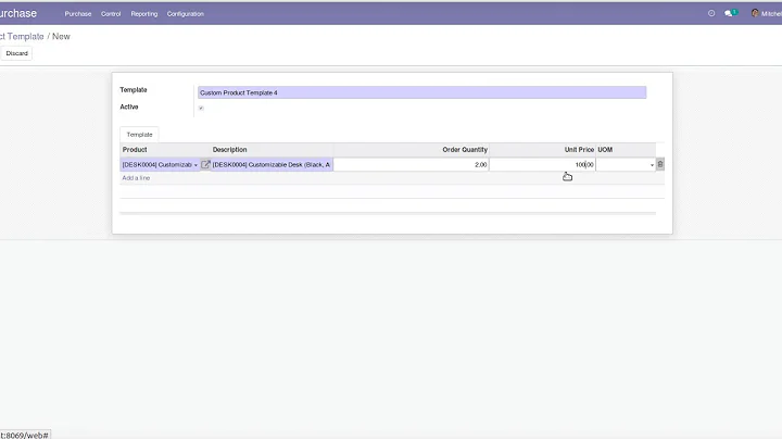 How to create Product Template for Purchase Order | Odoo Apps Features #odoo16  #purchaseorder