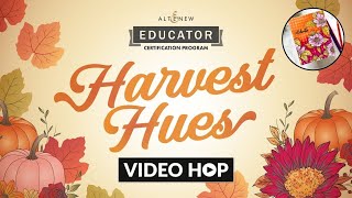 Altenew Educators Video Hop - Harvest Hues + Giveaway-  Watercoloring with Woodless Pencils