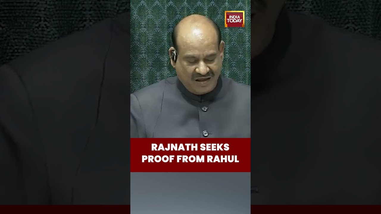 Rajnath Singh Asks Rahul Gandhi to Show Book in Lok Sabha 