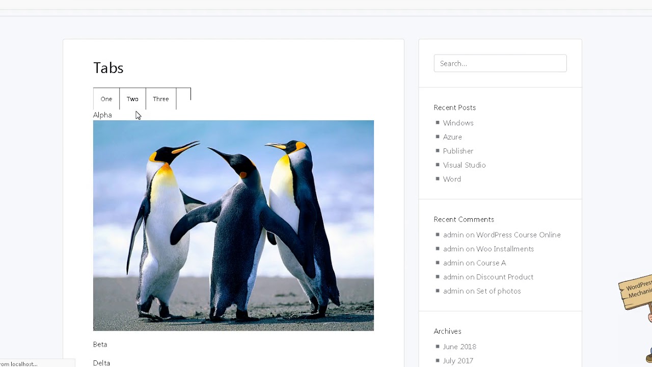 WP Responsive Tabs - YouTube