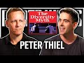 Peter thiel on the diversity myth corrupt institutions woke capital loss of religion  china