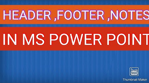 HEADER,FOOTER AND NOTES INSERTION IN POWERPOINT FOR CPT #APPSC #APPSCCPT #CPTFORPSGRADEV&VRO #TSPSC