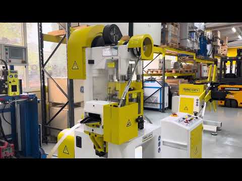 Silicon+ STA 18 High-Speed Automatic Punching Press 180 kN, 100-600 spm - Video thumbnail
